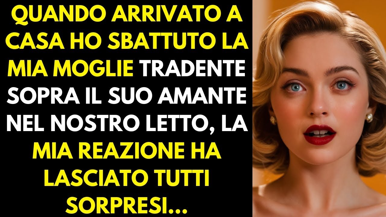 Ho sorpreso mia moglie sopra il suo amante nel nostro letto, ho filmato tutto e ho fatto questo...
