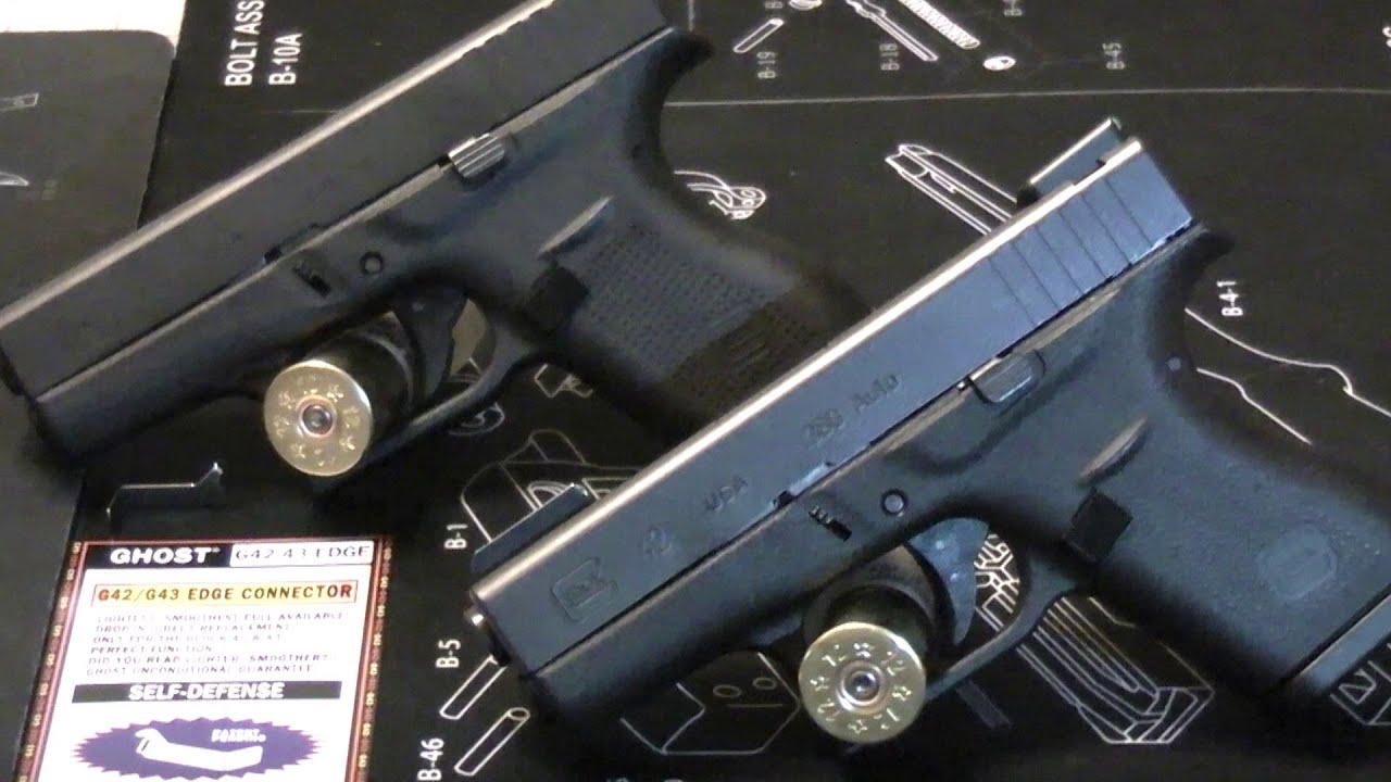 Nicer Glock 42/43 Trigger  (Finally!) - Ghost Edge Connector.