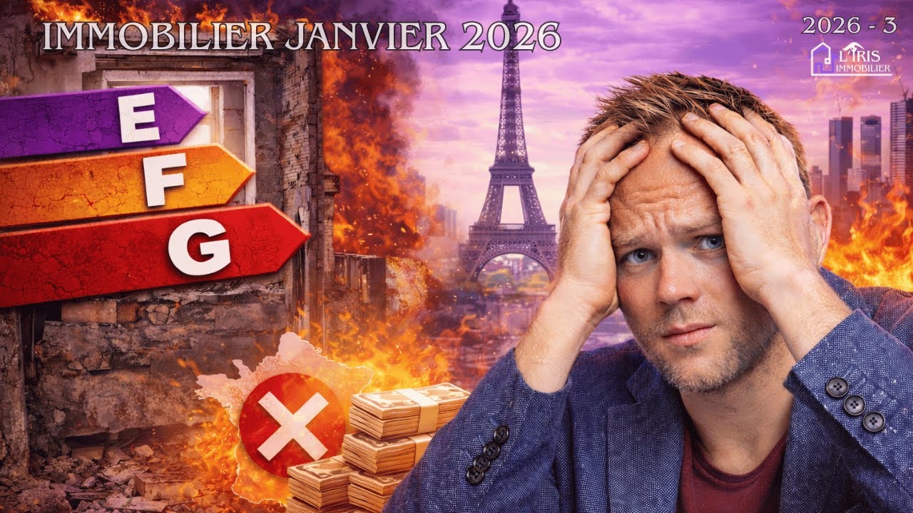 Immobilier Janvier 2026🔴DPE E, F, G ; décote immobilière EXPLOSE 📉 Statut Bailleur Privé, Off Market