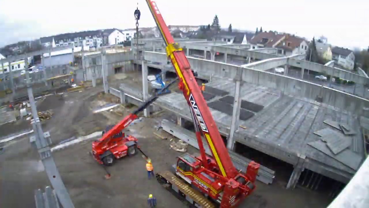 Der neue Rewe entsteht