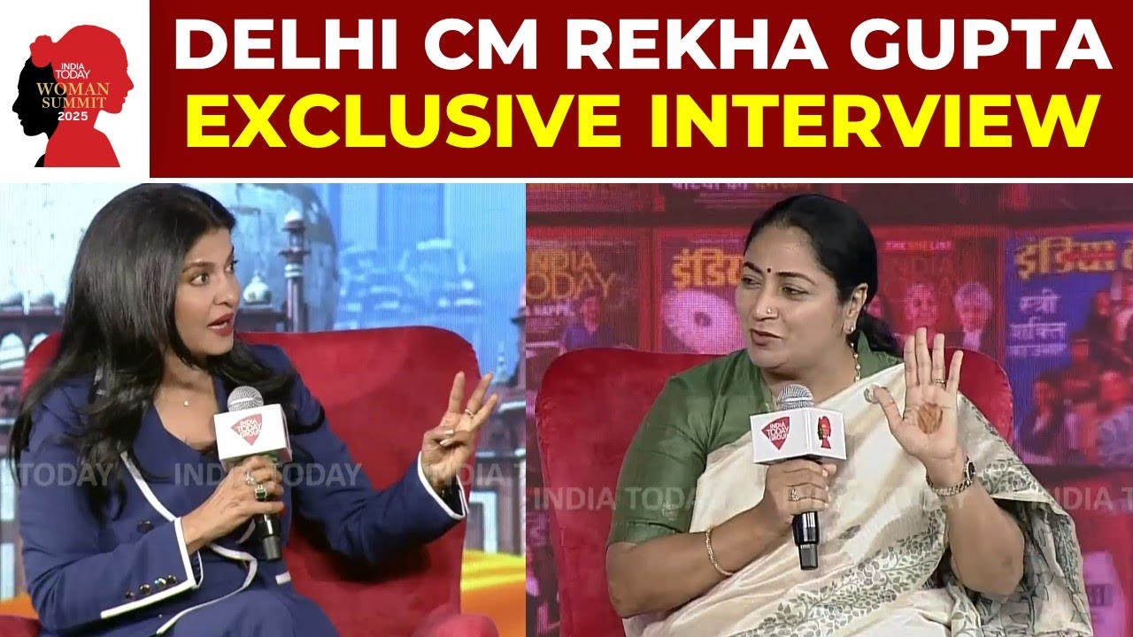 She's The Boss: Delhi CM Rekha Gupta Exclusive Interview at India Today's Woman Summit