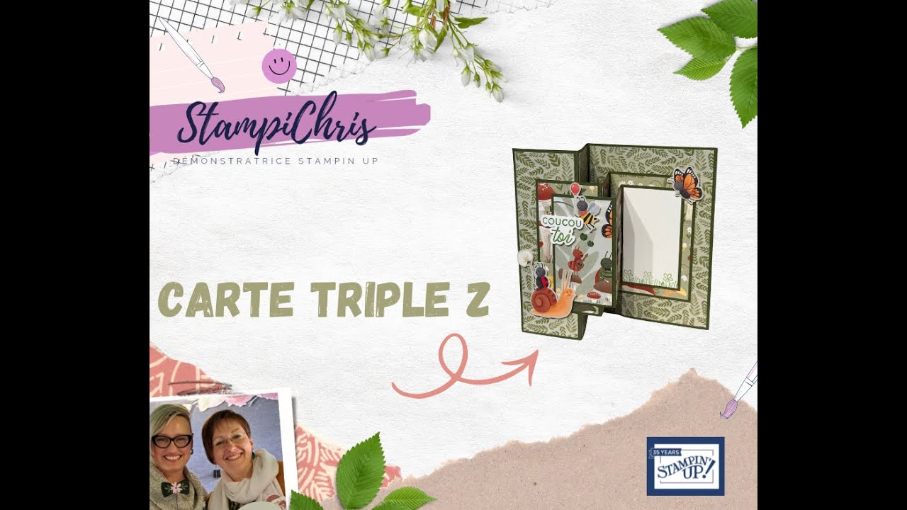 STAMPIN'UP!  carte triple z