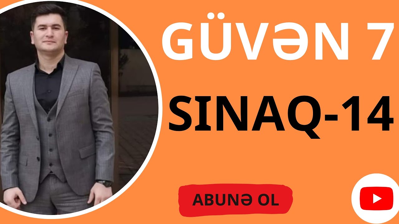 GÜVƏN 7. SINAQ 14  Bütün testlərin izahı #sınaq14