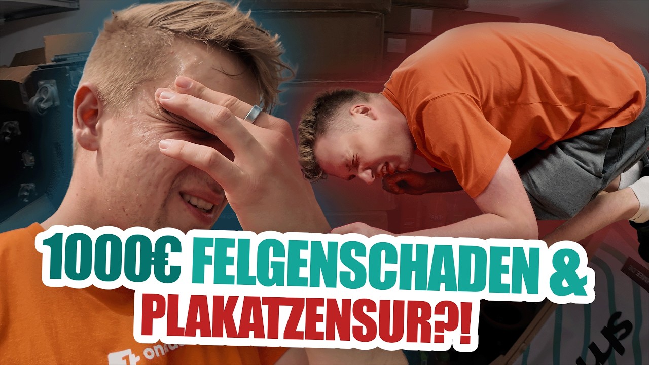 1000€ FELGENSCHADEN und PLAKATZENSUR?! - Behind The Scenes Vlogs (4/6) COMMUNITY DAYS '25