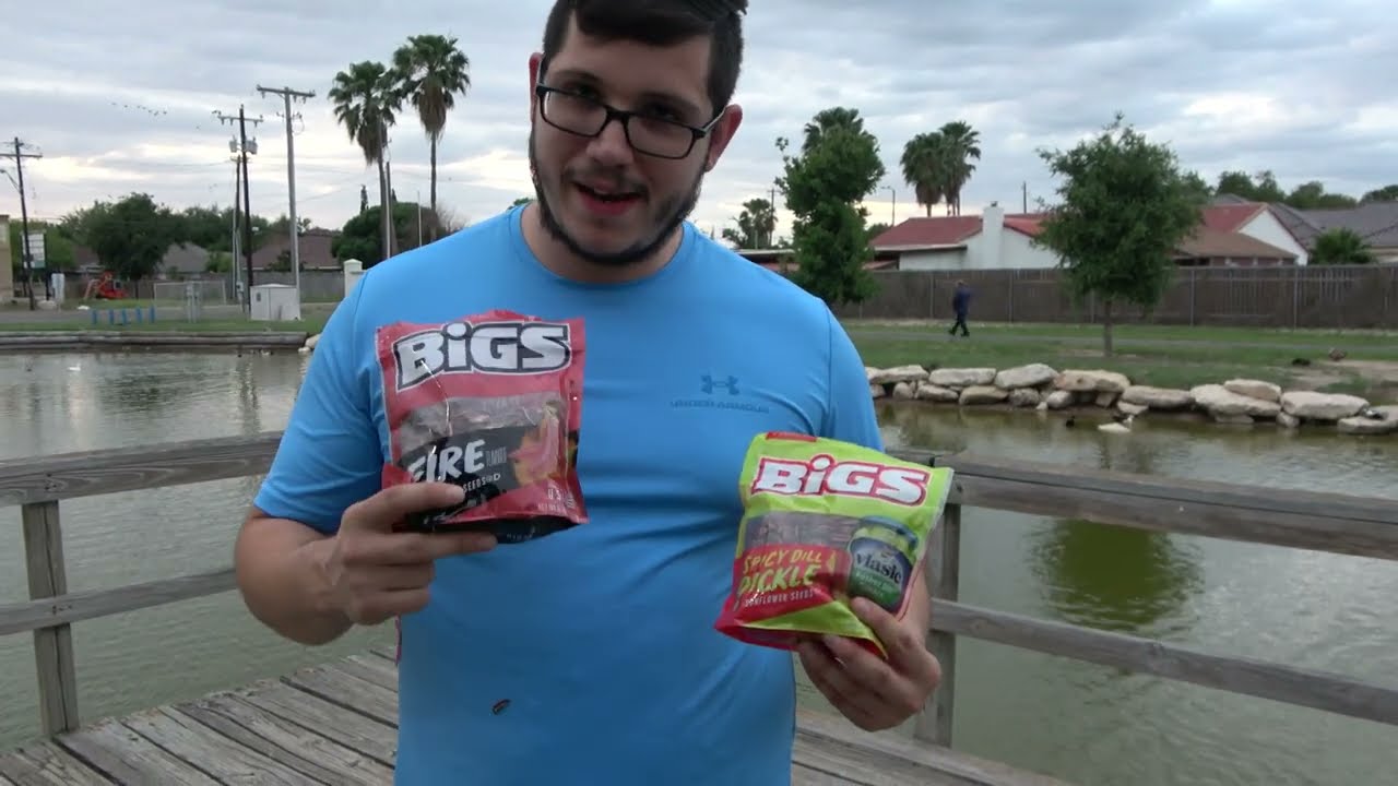 BIGS SUNFLOWER SEEDS FIRE AND SPICY DILL PICKLE FLAVOR REVIEW 2025!!