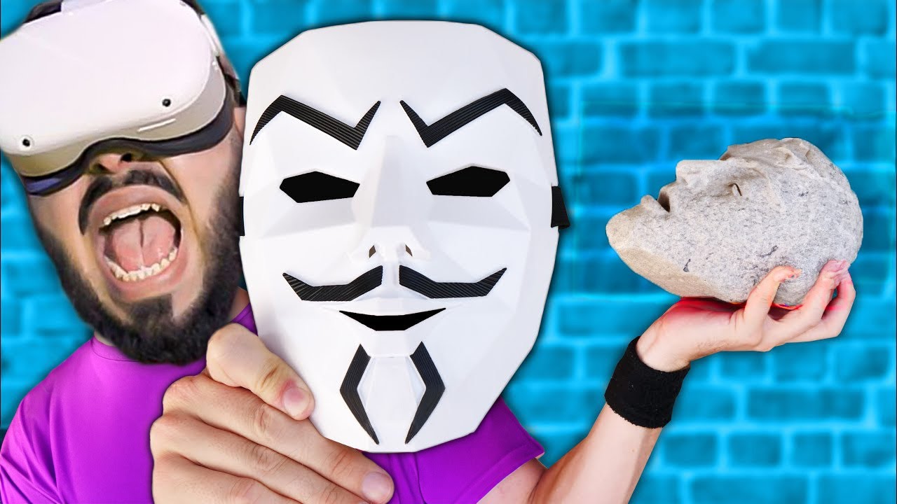 صنعت قناع غريب في نظارة الواقع الأفتراضي !! | MaskMaker VR