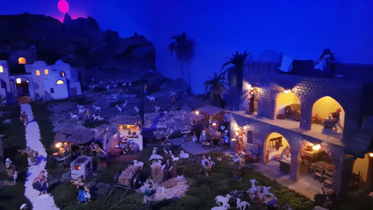 Presepe artistico meccanico 2021 realizzato da Simone Spano - Serdiana (Cagliari)