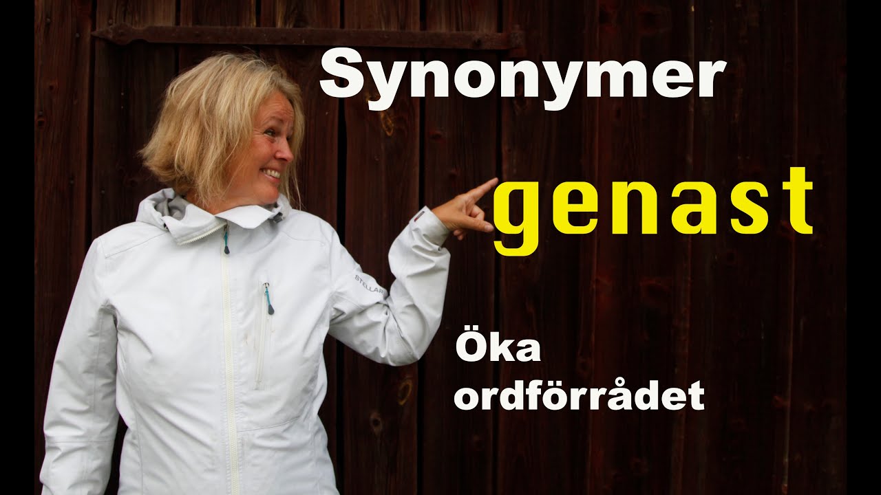 Lär dig svenska - Synonymer 1 - Genast - 71 undertexter