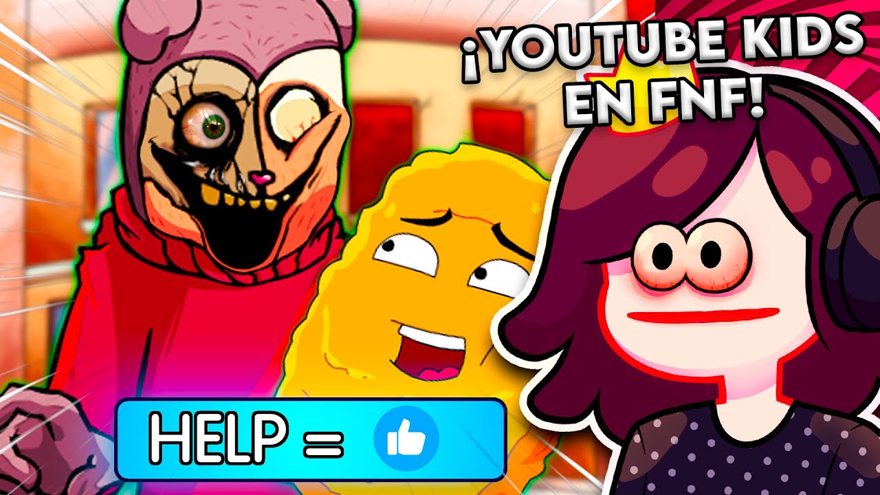 &iexcl;YOUTUBE KIDS LLEGO A FNF CON EL NUGGET Y EL MONO!😱 - Update friday night funkin