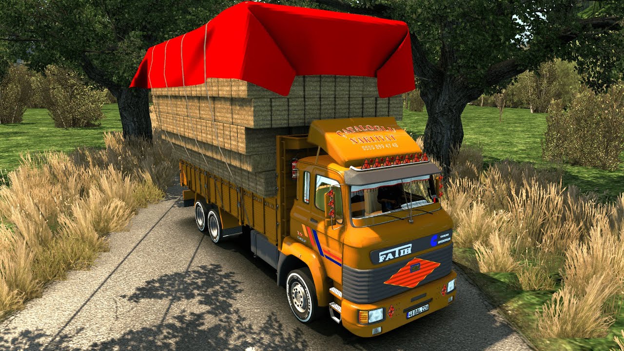 DEDE BMC FATİH DEVASA YÜKÜYLE ZORLU ÖLÜM YOLLARINDA YATA YATA GİDİYOR! | ETS 2 MOD