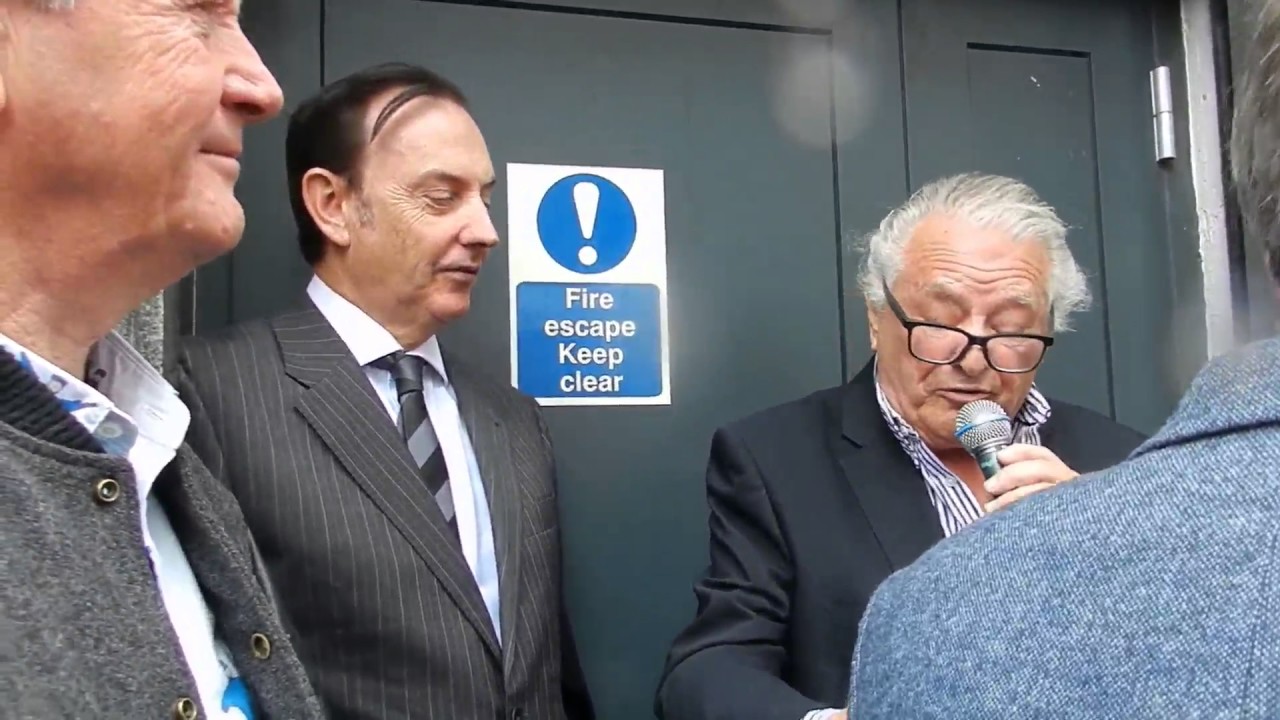 Frank Hessy's music shop, Stanley Street, Liverpool, blue plaque ceremony