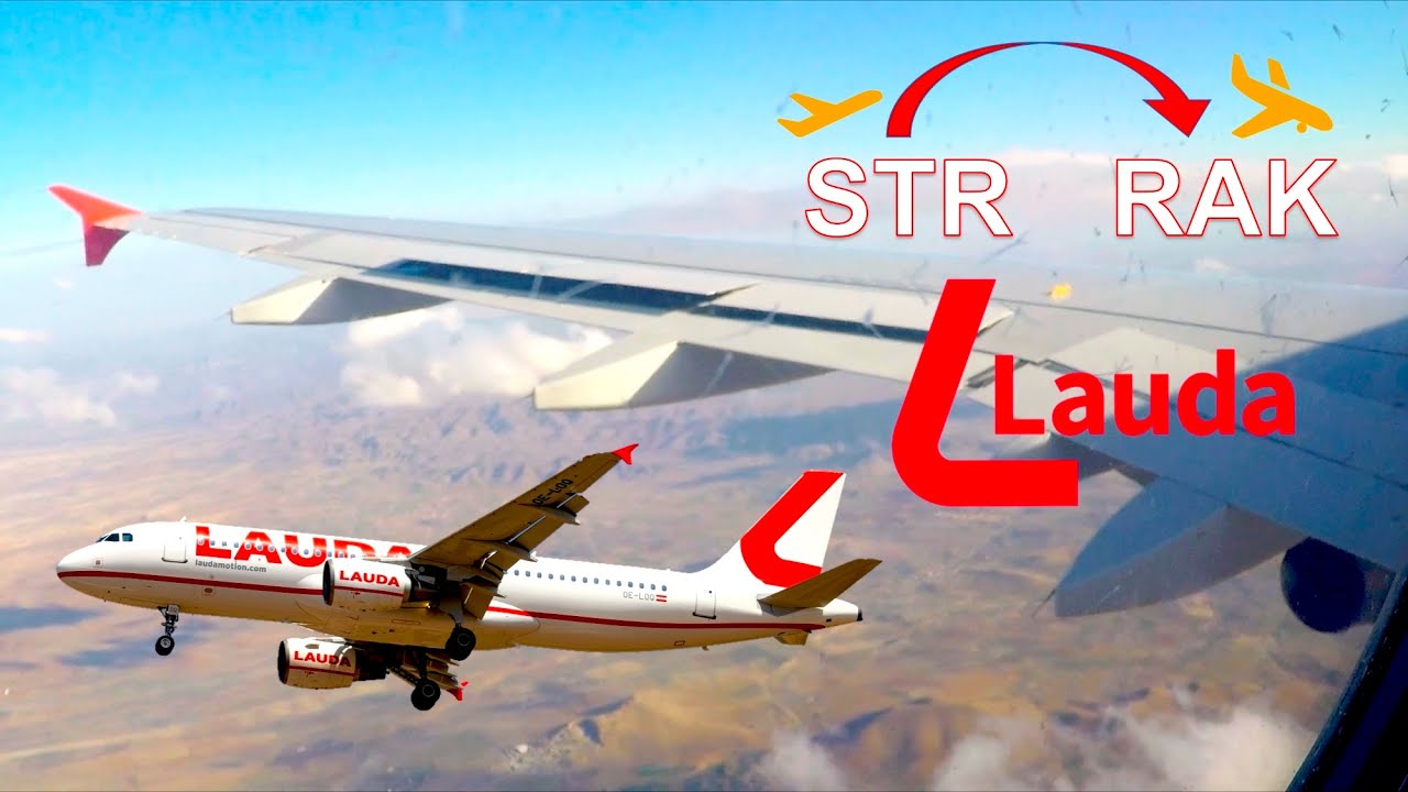 ✈︎ FULL FLIGHT ✈︎ Laudamotion - For 20€ to Morocco - Airbus A320 - Stuttgart to Marrakech