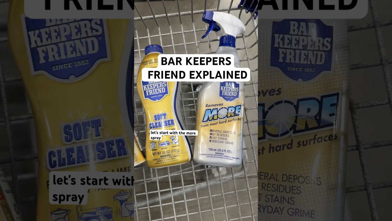 Bar Keepers Friend: БОЛЬШАЯ разница #barkeepersfriend #советыпоуборке #хитростипоуборке