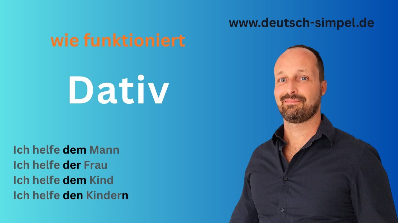 Dativ / Artikel: dem, der, dem, den