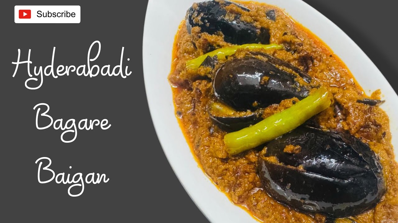 Hyderabadi Bagare Baigan | Bagare baingan recipe | Authentic brinjal curry | Easy Method 