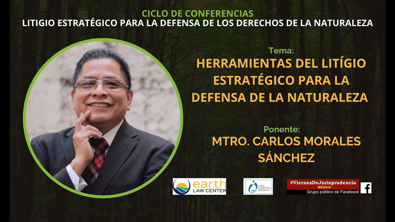 Herramientas del litigio estratégico para la defensa de la naturaleza - Mtro. Carlos Morales Sánchez
