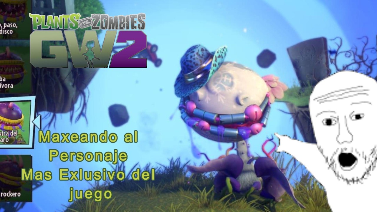 MAXEANDO el personaje mas EXCLUSIVO de PvZ GW2: Casi nadie tiene esta planta😲!!!!!