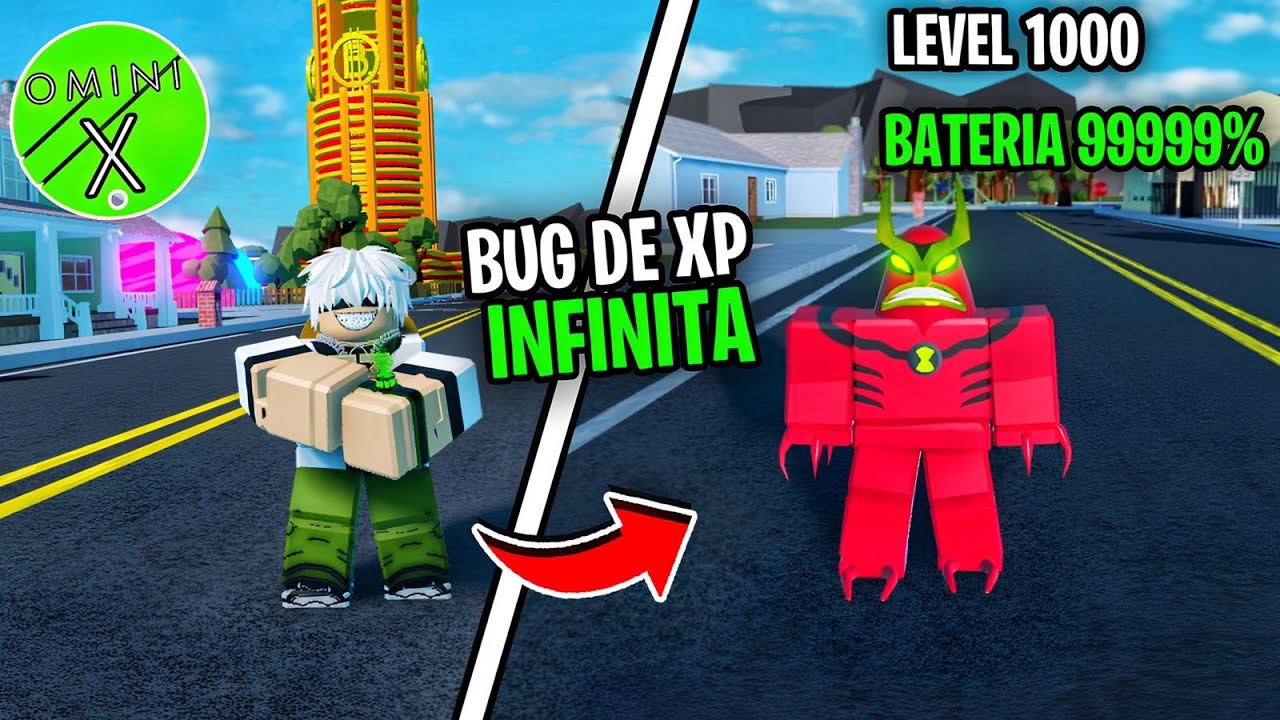 ATUALIZADO! BUG DE XP INFINITA COM o OMNITRIX RECALIBRADO no OMNI X - Roblox