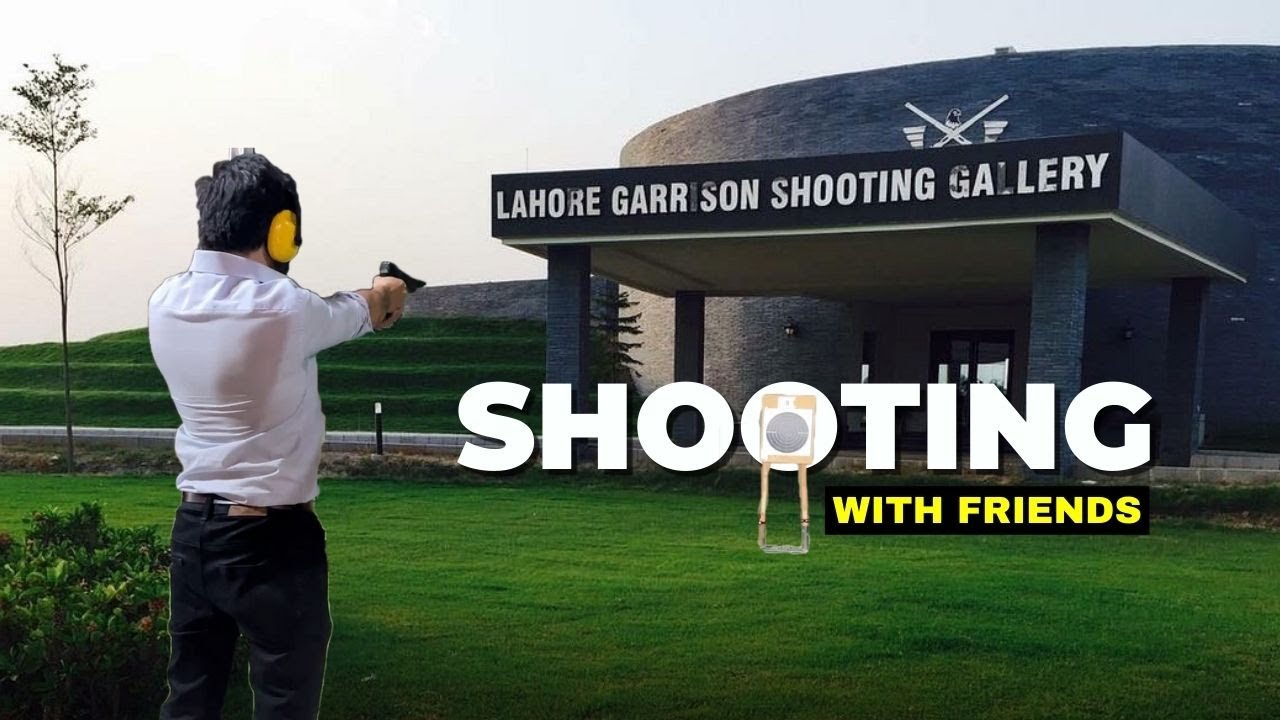Shooting with Real Gun at Lahore Garrison shooting gallery | Friends Night Out