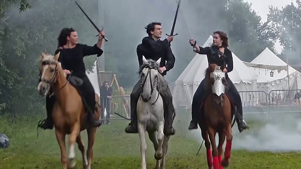 Apocalyptic Riders - Show Riding & Fight - Medieval Fireshow- Swordfight Horse - Hesperange 2017