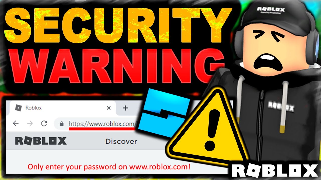 AN Official Account SECURITY WARNING From Roblox!?