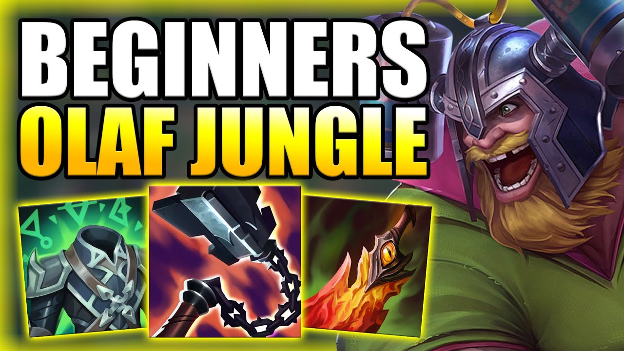 HOW TO PLAY OLAF JUNGLE & CARRY FOR BEGINNERS IN S12! - Best Build/Runes Guide S+ League of Legends