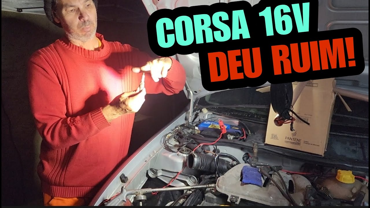 DEU RUIM! MANUTENÇÕES CORSA 16V TROCA CORREIA DENTADA