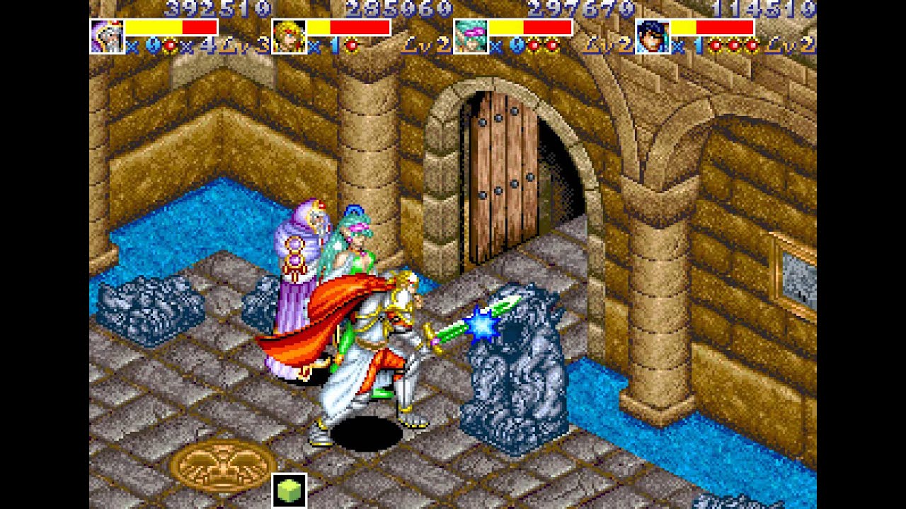 Dungeon Magic arcade 4 player Netplay 60fps