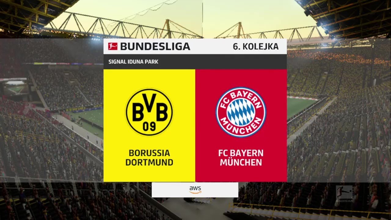 FIFA 22 Borussia Dortmund vs Bayern Monachium (1 Połowa)