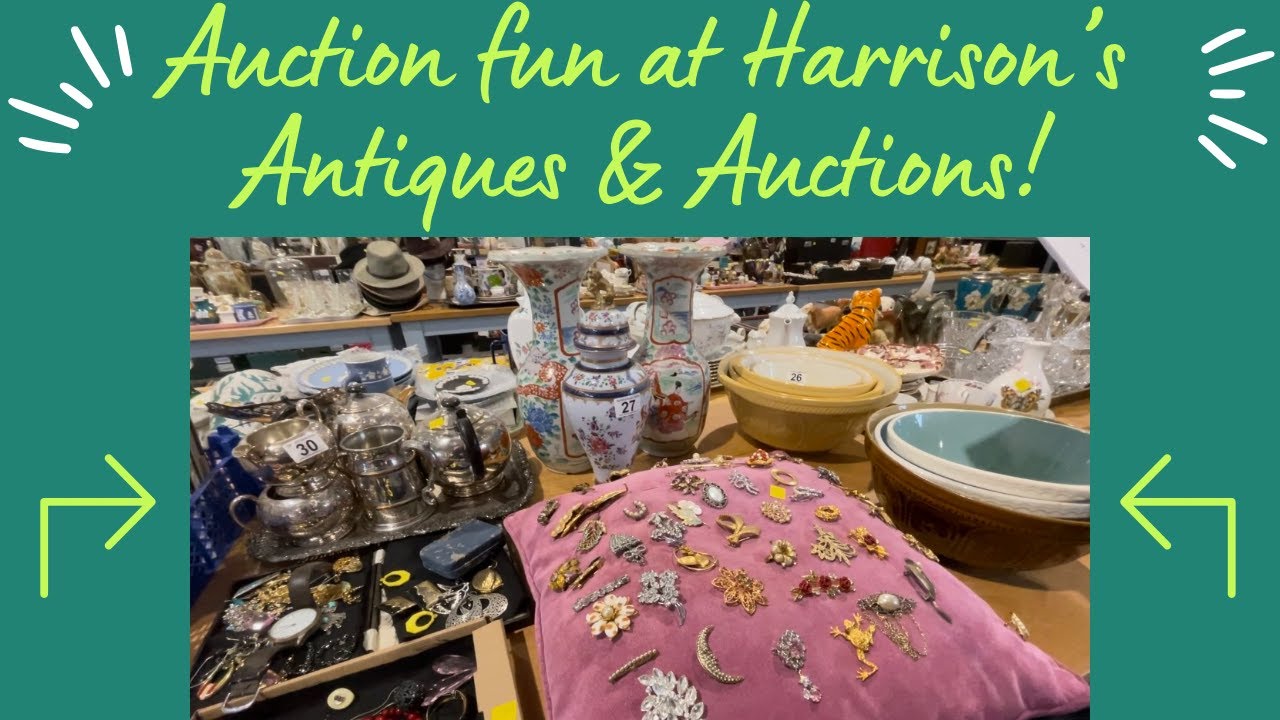 Auction Day! At Harrison's Antiques & Auctions #auction #vintagereseller
