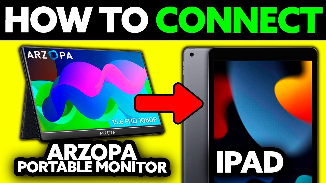 Как подключить портативный монитор Arzopa к iPad (2025) &mdash; пошагово