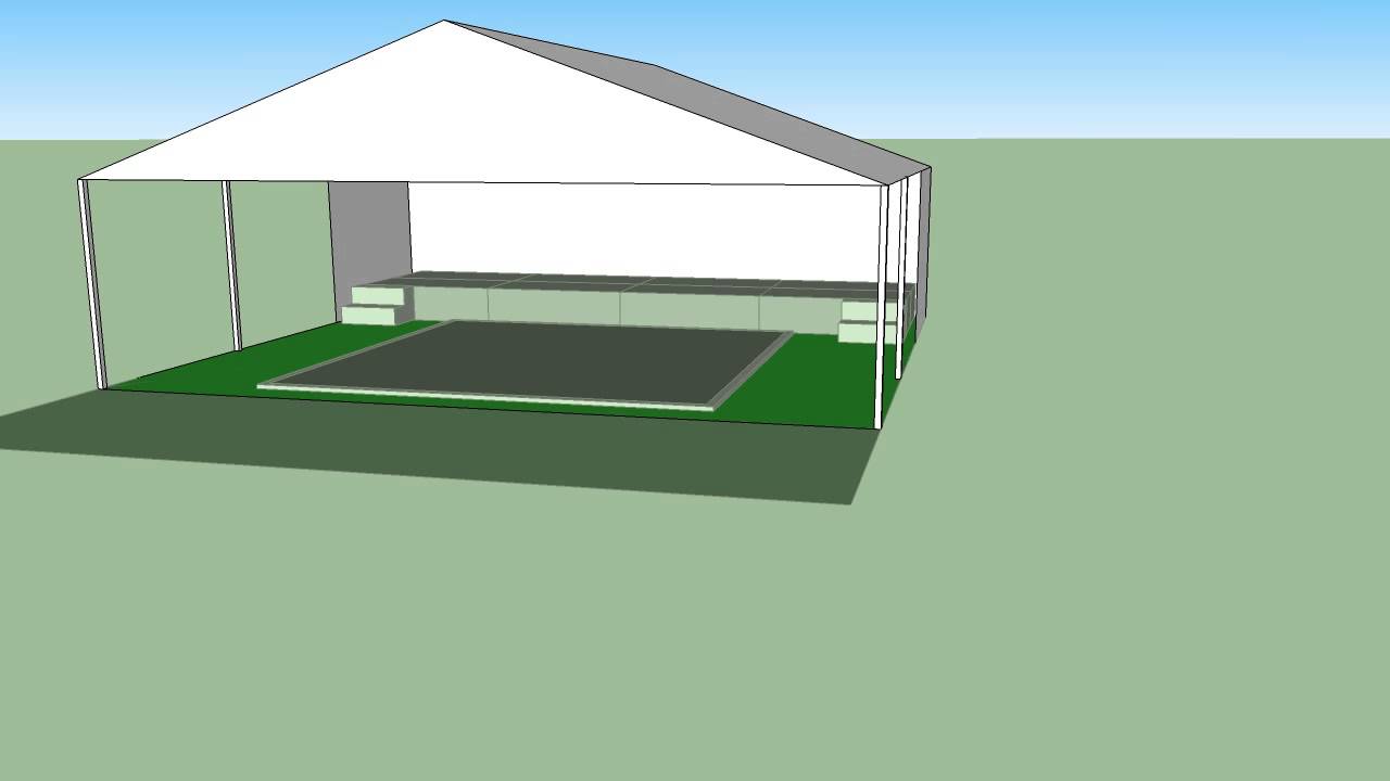 Stage Cover Marquee 10m x 15m