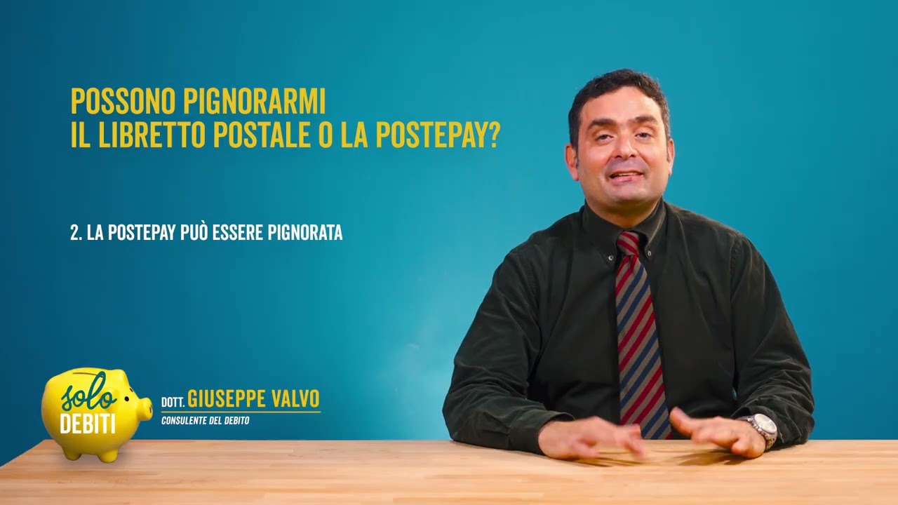 Possono pignorarmi il libretto postale o la postepay?