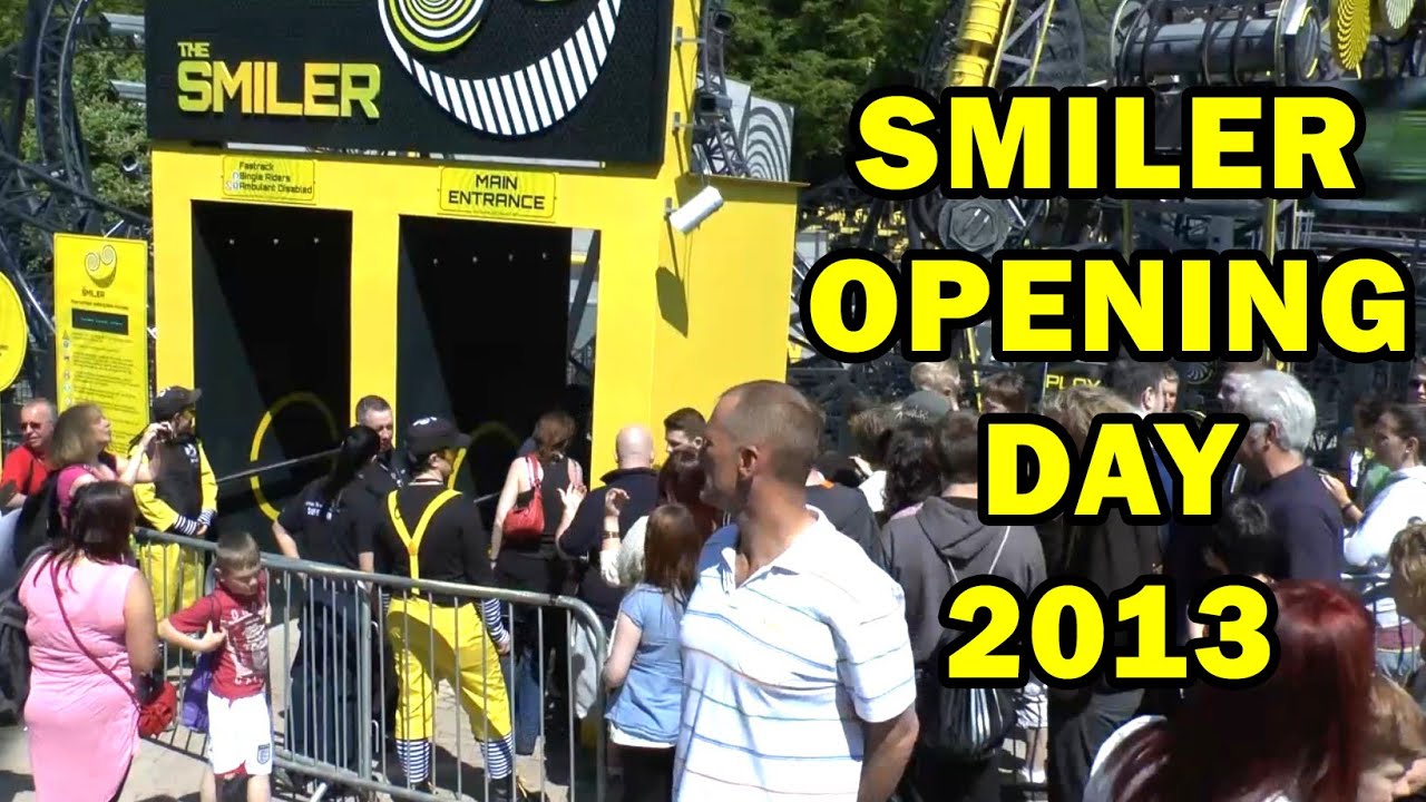 The Smiler Opening Day 31/5/2013 at Alton Towers