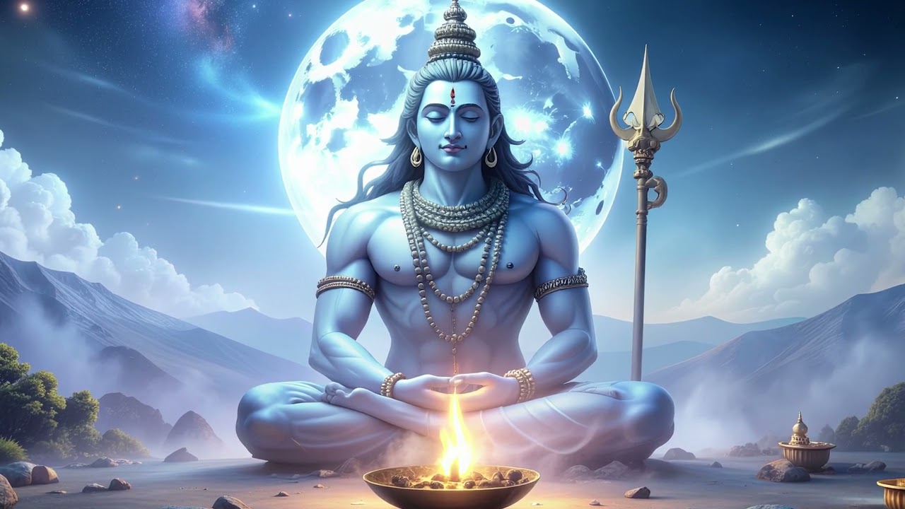 Shiva Mantra for Night Meditation | Har Har Mahadev | Calm Mind
