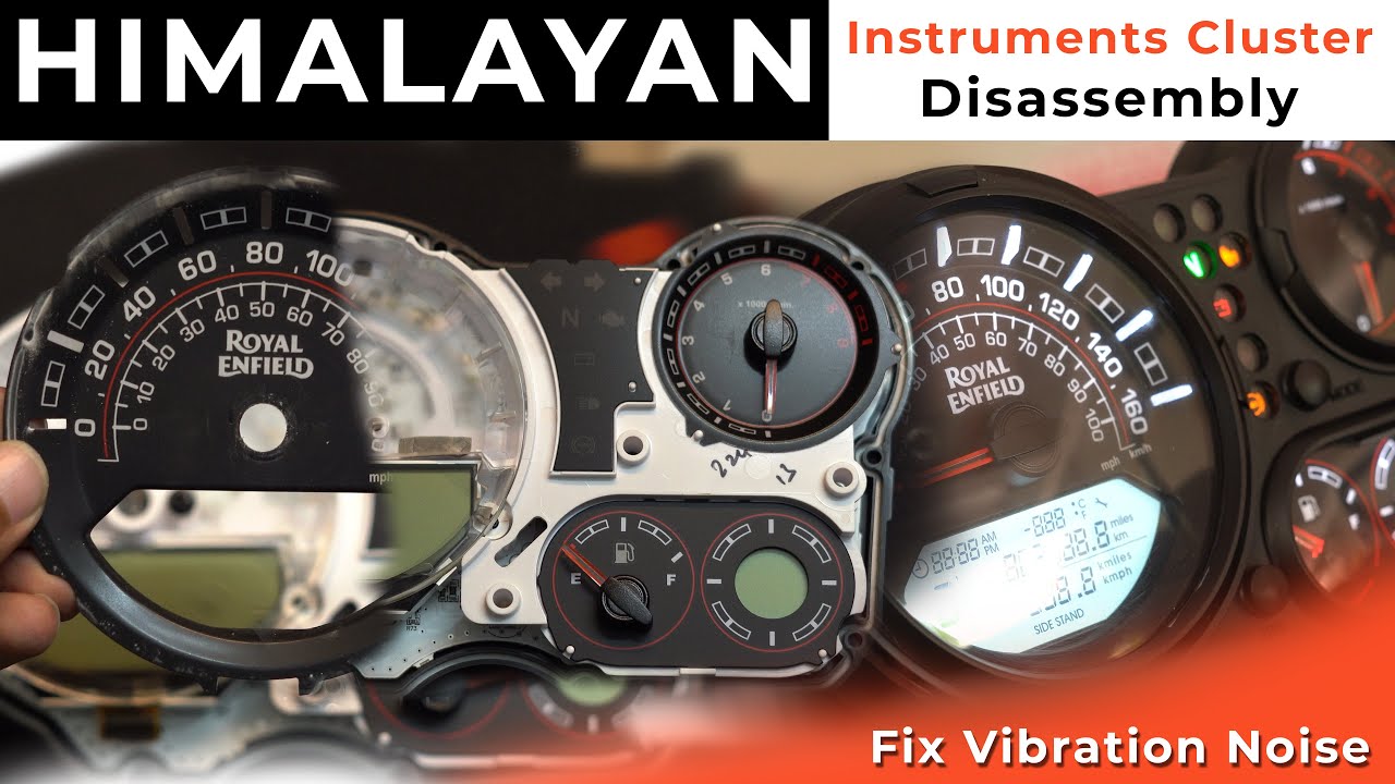 Himalayan DIY Speedo Console Disassembly | Cleaning | Vibration Noise Fix