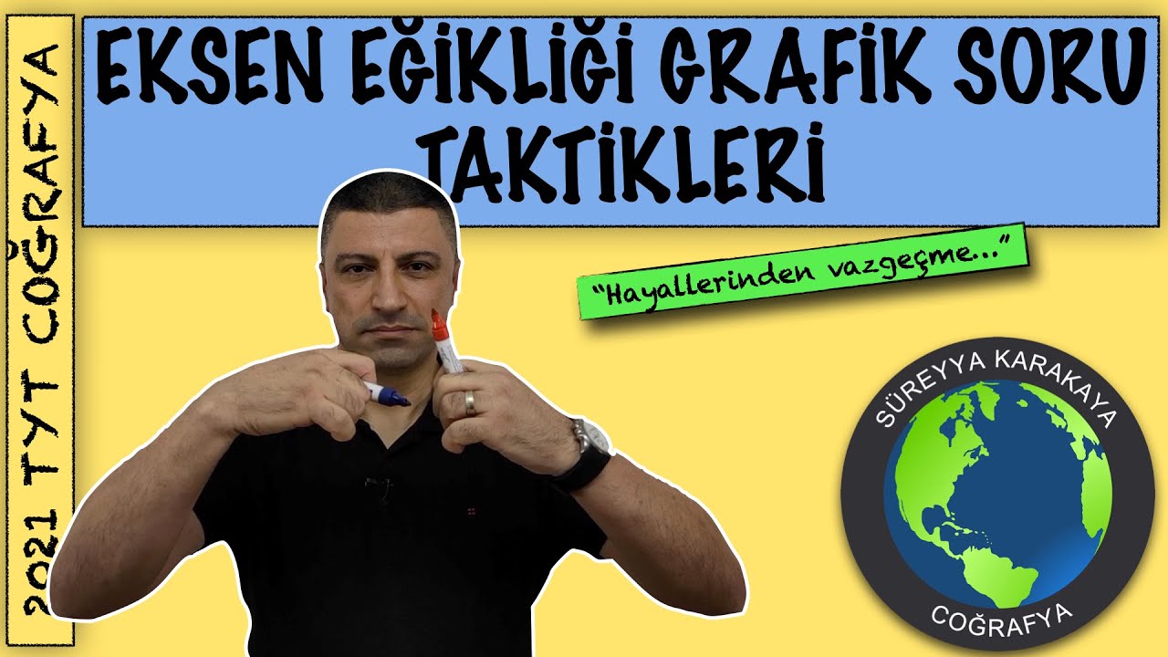 10) Eksen Eğikliği Grafik Soru Taktikleri / 2021 TYT COĞRAFYA / SÜREYYA KARAKAYA
