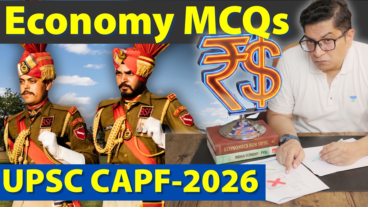 UPSC CAPF AC 2026 Economy Questions Solved | Paper Analysis and 2027 Strategy by Dr. Mrunal Patel