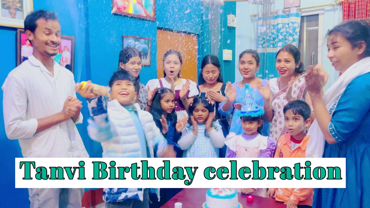 Tanvi ৰ birthday party 🥳 | Dalimi vlog | Assamese video