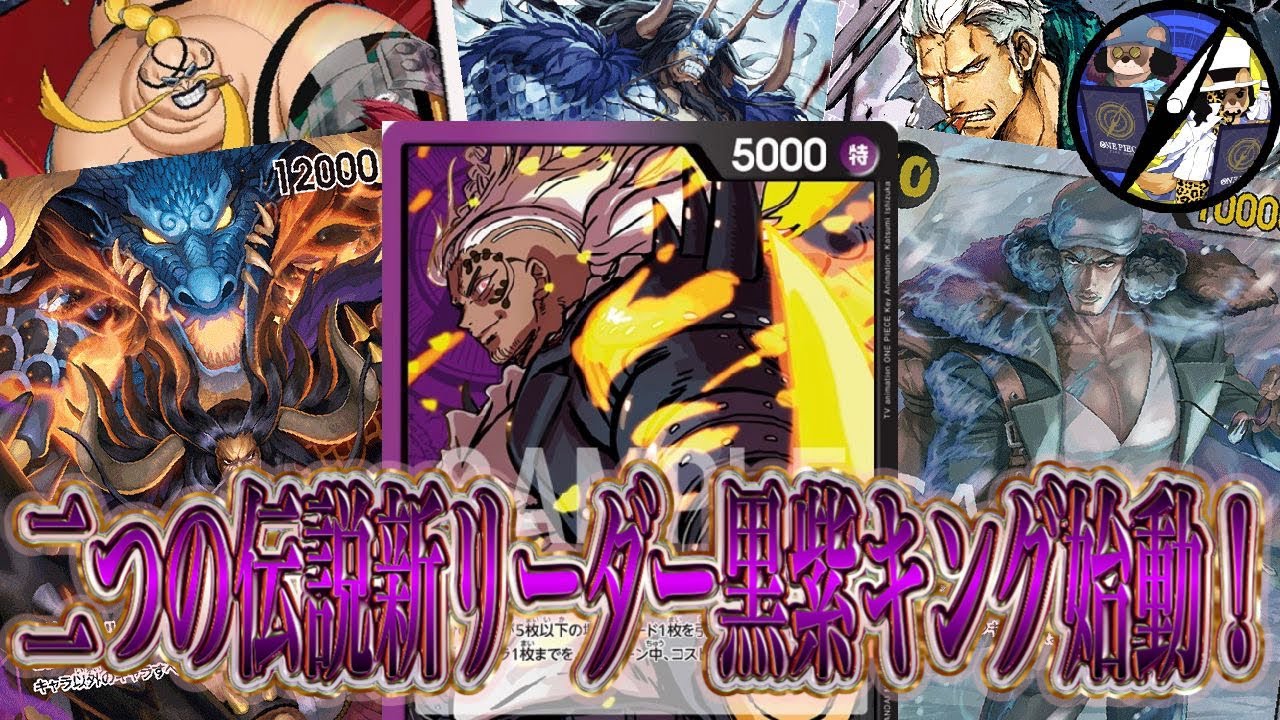 【ワンピカード】二つの伝説新リーダー黒紫キングの最速10コストがチート過ぎた！