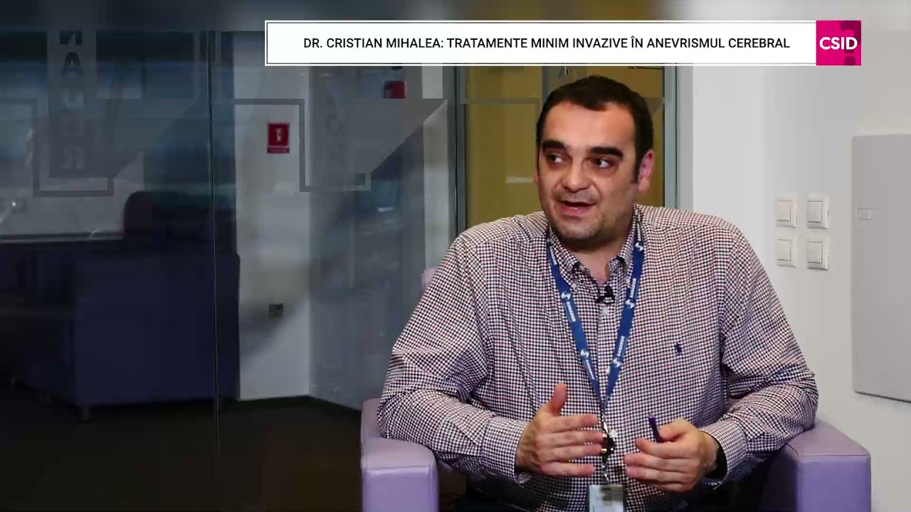 Dr. Cristian Mihalea: Tratamente minim invazive &icirc;n anevrismul cerebral | Spitalul Clinic SANADOR