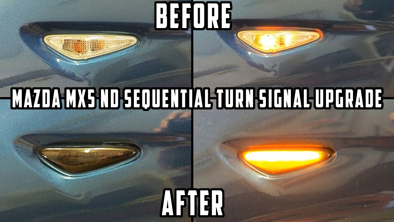 2016 - 2025 Mazda MX5 ND Sequential Turn Signal Upgrade