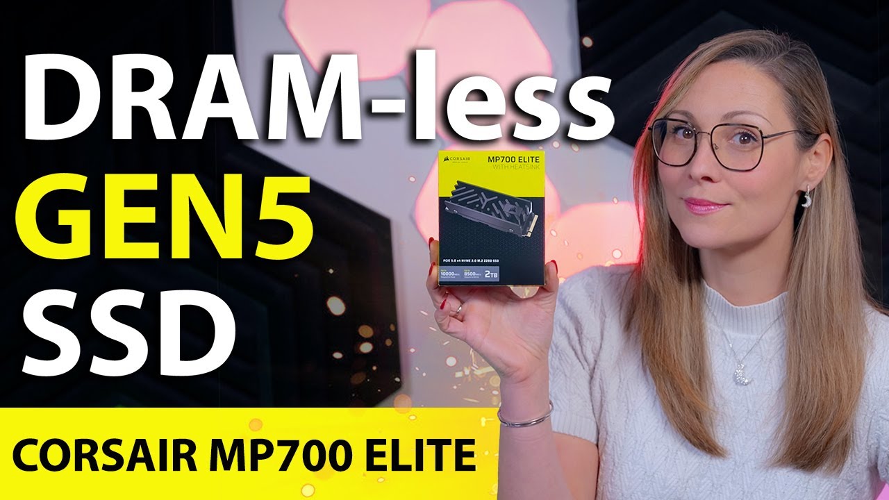 Corsair MP700 Elite NVMe SSD Review - The First DRAM-less Gen5 SSD