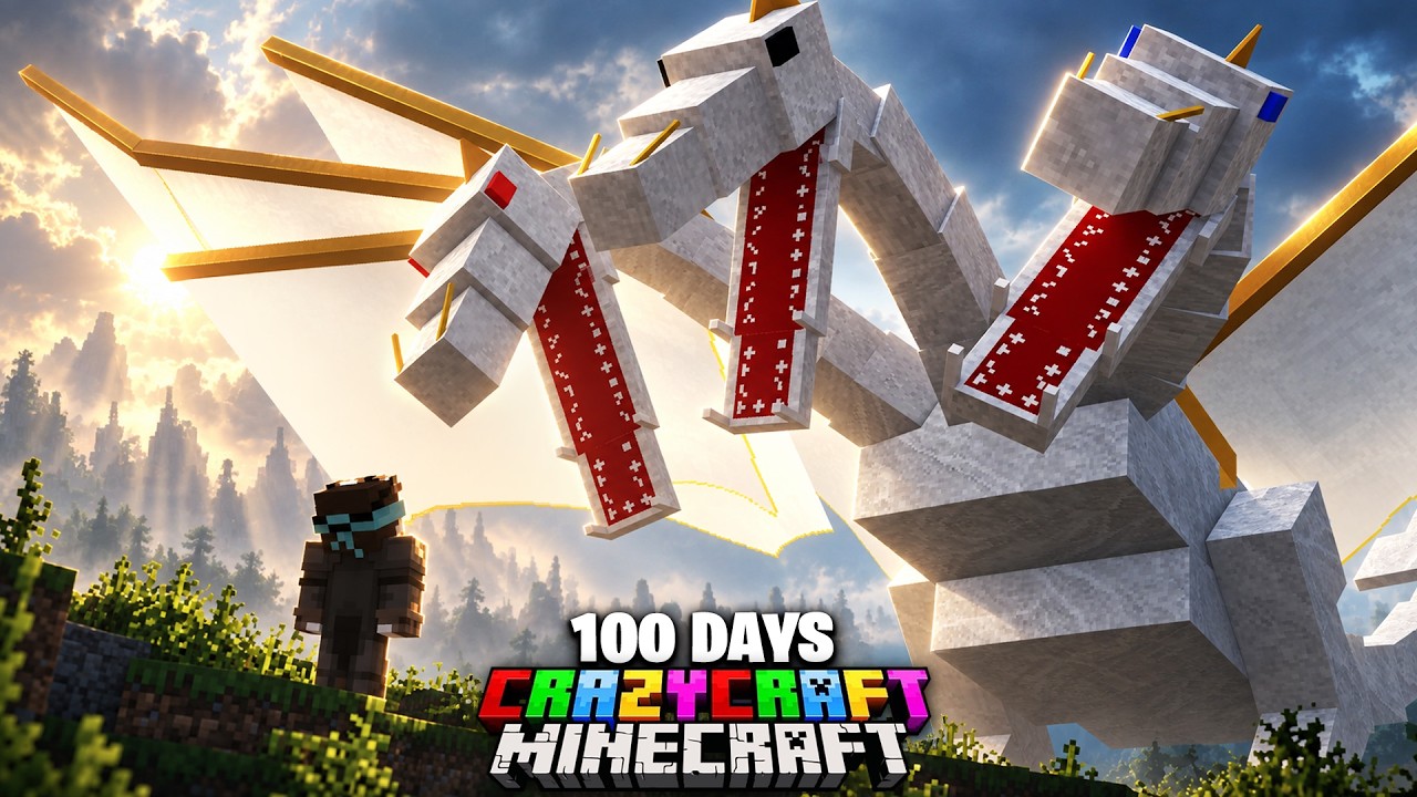 Выживание 100 дней в Crazy Craft