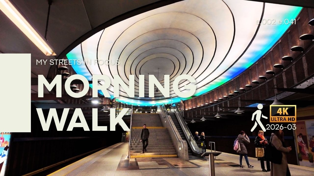 Most Beautiful Neighborhood in Warsaw: Exploring Historic Żoliborz 2026 4K Morning Walk, no talking