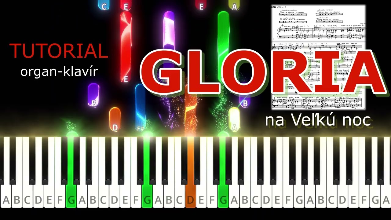 Veľkonočná GLORIA A - naučte sa na organe a klavíri | Tutorial z LS 3 #gregorianchant 