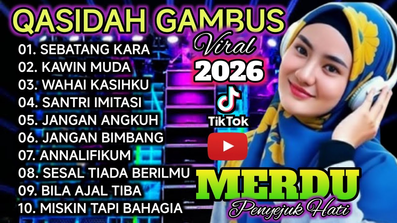 VIRAL 2026‼️KOLEKSI TERMAHALL QASIDAH GAMBUS TERPOPULER SEPANJANG MASA 