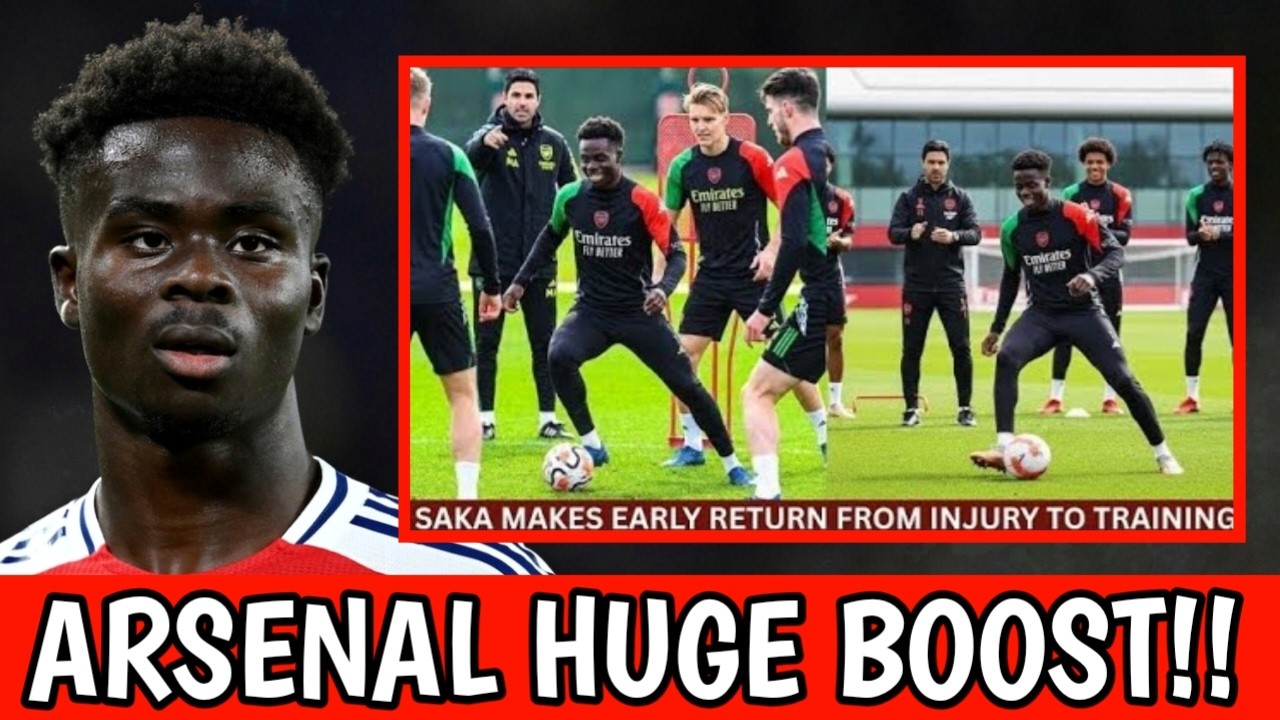 🔥💪 BUKAYO SAKA IS BACK! Returns to Training Looking UNSTOPPABLE Ahead of Brentford Showdown 😱🔴