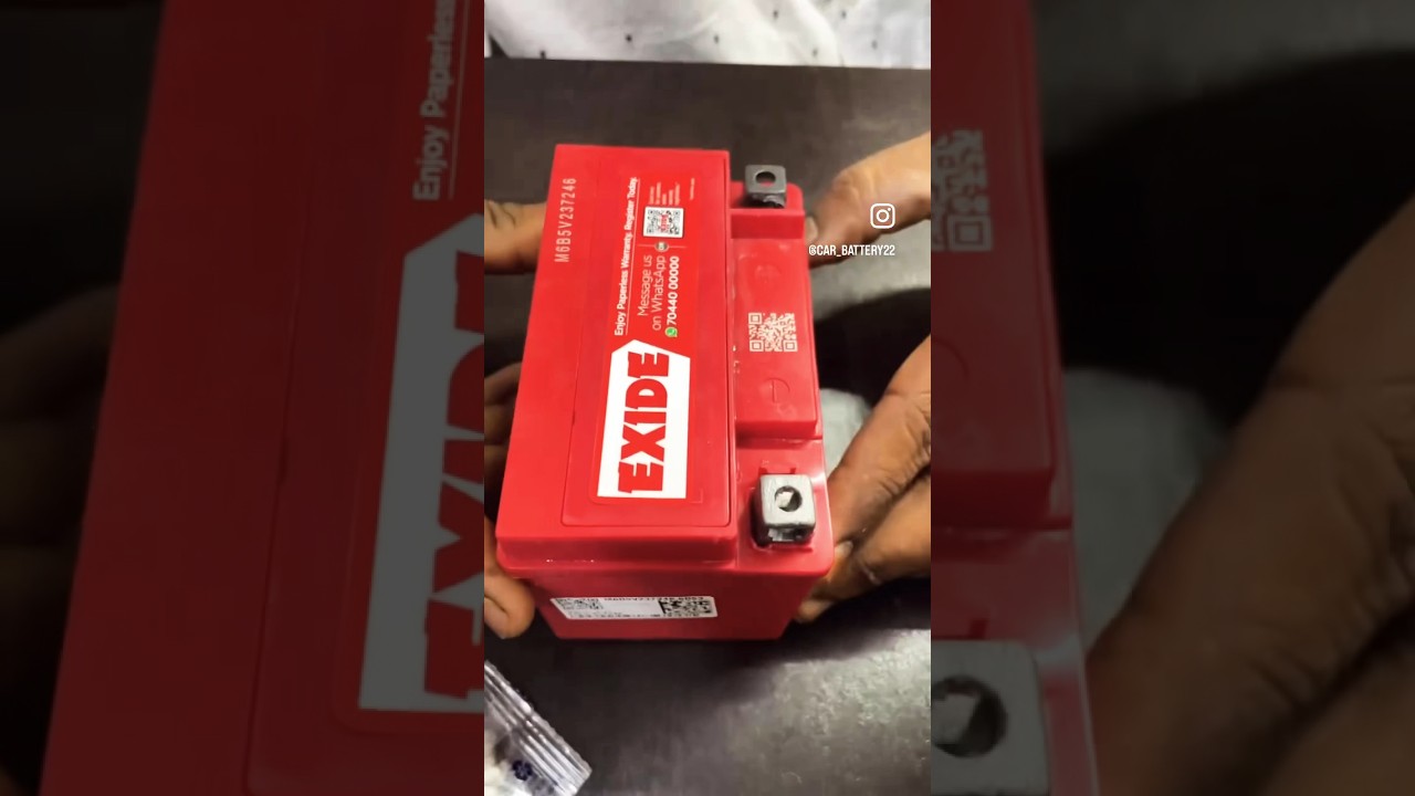 Unboxing Exide XLTZ4A Bike battery #exide #automotive #bikebattery  #batteriesvault