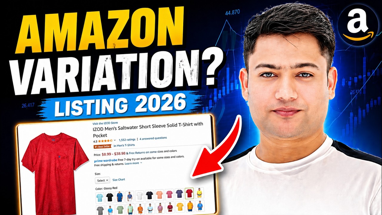 Amazon Variation Product Listing 2025 in Urdu/Hindi | Create & Add Variations on Amazon